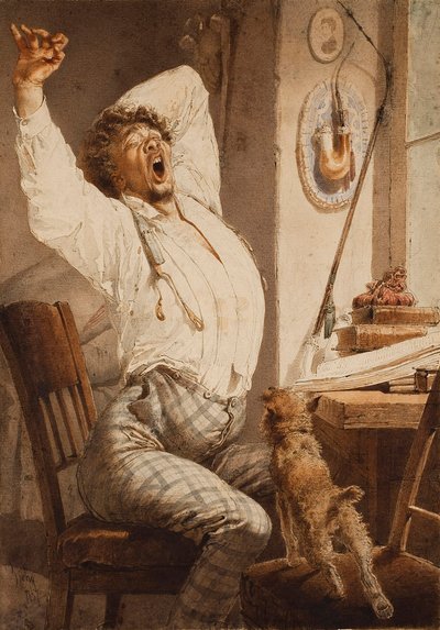 Young Man (Morning) by Mihaly von Zichy
